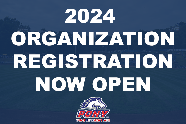 Organization Registration Now Open